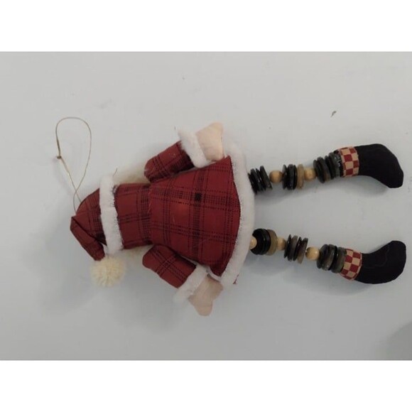 Vintage Handmade Santa Christmas Ornement - Picture 2 of 8
